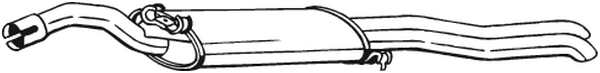 Silenciador posterior Seat TOLEDO I