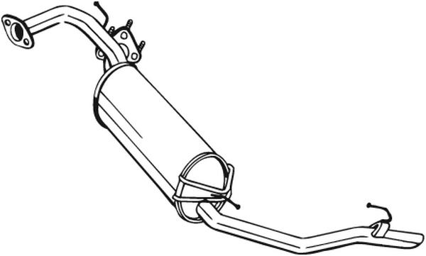 Silenciador posterior Honda CIVIC VIII Hatchback