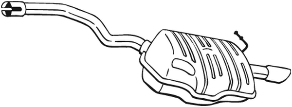 silenciador del medio Audi A4 B6 · Audi A4 B6 Avant · Audi A4 B7