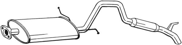 Silenciador posterior Suzuki VITARA · Suzuki X-90 · Suzuki VITARA Cabrio