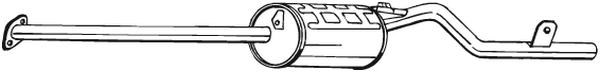 Silenciador posterior Suzuki ALTO II · Suzuki ALTO IV · Suzuki ALTO Hatchback Van
