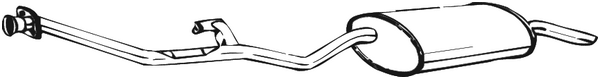 Silenciador posterior Bmw 3 · Bmw 3 Touring