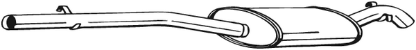 Silenciador posterior Bmw 3 · Bmw 3 Touring