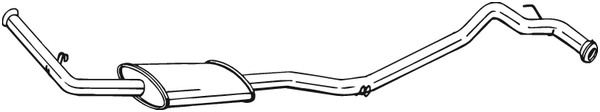 silenciador del medio Renault TRAFIC Van · Renault TRAFIC Bus
