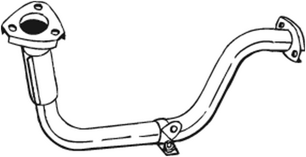 Tubo de escape Peugeot 205 II · Peugeot 309 II · Peugeot 205 Hatchback Van