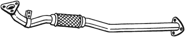 Tubo de escape Opel ASTRA H · Opel ASTRA H Estate · Opel ASTRA H GTC