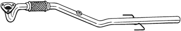 Tubo de escape Opel VECTRA C · Opel VECTRA C GTS · Opel SIGNUM Hatchback