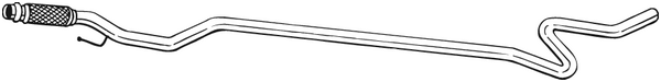 Tubo de escape Citroën C3 PICASSO · Peugeot 207 · Peugeot 207 CC