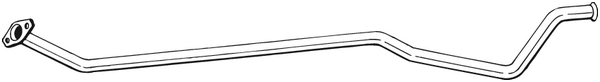 Tubo de escape Peugeot 307