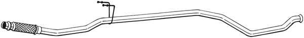 Tubo de escape Peugeot 206 Hatchback · Peugeot 206+ · Peugeot 206 Van