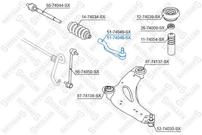 Rótula barra de acoplamiento Fiat TALENTO Bus · Fiat TALENTO Van · Fiat TALENTO Platform/Chassis