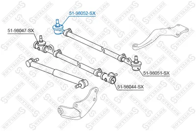 Rótula barra de acoplamiento Toyota LAND CRUISER 80 · Toyota LAND CRUISER
