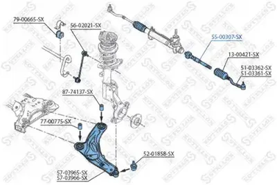 Articulación axial, barra de acoplamiento Renault VEL SATIS · Renault ESPACE IV