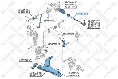 Articulación axial, barra de acoplamiento Audi A2 · Audi A1 · Audi A1 Sportback
