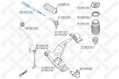 Articulación axial, barra de acoplamiento Chevrolet EVANDA · Daewoo LEGANZA · Daewoo EVANDA