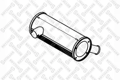 Silenciador central/posterior STELLOX 82-03004-SX