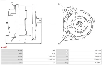Alternador AS-PL A0008
