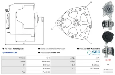 Alternador Bmw K