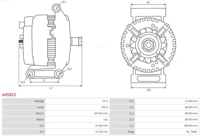 Alternador AS-PL A0582S