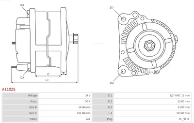 Alternador AS-PL A1102S