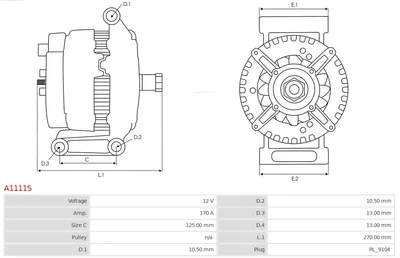 Alternador AS-PL A1111S