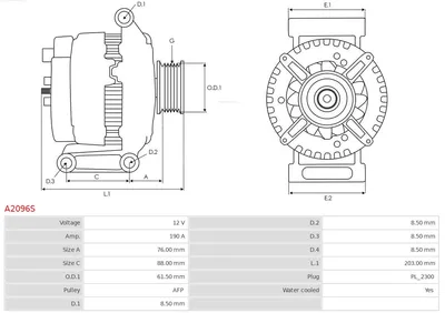 Alternador Vw TOUAREG