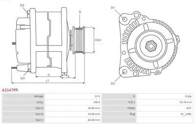Alternador Audi Q7 · Audi Q7 Van