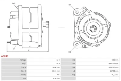 Alternador Audi A6 C5 · Audi A6 C5 Avant · Audi A4 B6