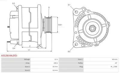 Alternador Mercedes-Benz S-CLASS · Mercedes-Benz SPRINTER 3-t Bus · Mercedes-Benz SPRINTER 3-t Van