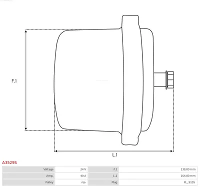 Alternador AS-PL A3529S