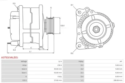 Alternador Audi A4 B9 · Audi A4 B9 Avant · Audi A4 Allroad B9