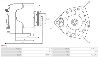 Alternador Mercedes-Benz 124 Coupe · Mercedes-Benz 124 Saloon · Mercedes-Benz 124 T-Model