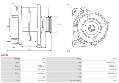 Alternador AS-PL A5100