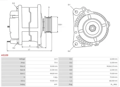 Alternador Suzuki SX4