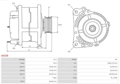 Alternador Mitsubishi L200 / TRITON · Mitsubishi L200 / TRITON Platform/Chassis