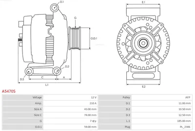 Alternador Ford RANGER