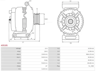 Alternador Subaru OUTBACK · Subaru LEGACY V · Subaru LEGACY V Estate