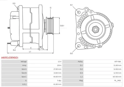 Alternador Alfa Romeo 159 · Alfa Romeo BRERA · Alfa Romeo 159 Sportwagon