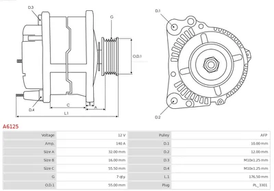 Alternador Suzuki GRAND VITARA II
