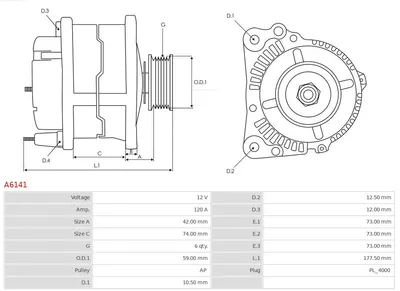Alternador Jaguar S-TYPE II · Jaguar XJ