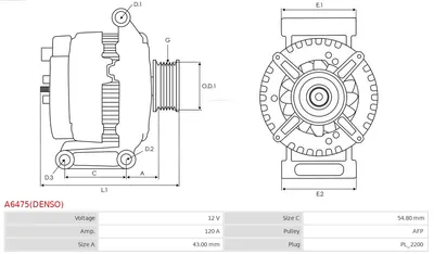 Alternador Opel AGILA · Opel CORSA C · Opel CORSA C Hatchback Van