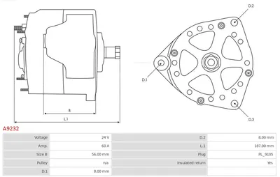 Alternador AS-PL A9232