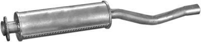 silenciador del medio Audi 80 B2 Saloon · Audi COUPE B2