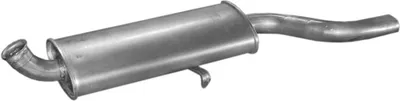 Silenciador posterior Audi 80 B2 Saloon · Audi COUPE B2 · Audi 90 B2