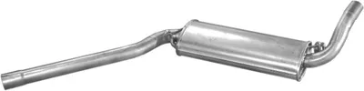 silenciador del medio Audi 80 B3 Saloon · Audi COUPE B3