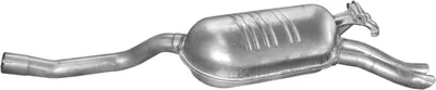 Silenciador posterior Mercedes-Benz 124 Saloon