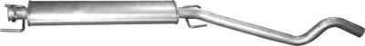 silenciador del medio Opel ASTRA H TwinTop