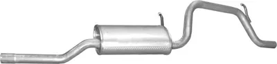 Silenciador posterior Opel AGILA
