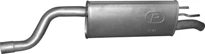 Silenciador posterior Opel MERIVA B MPV