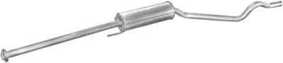 silenciador del medio Opel ASTRA F Hatchback · Opel ASTRA F Saloon · Vauxhall ASTRA Mk III Hatchback